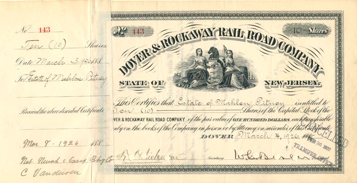 Dover and Rockaway Railroad Co.